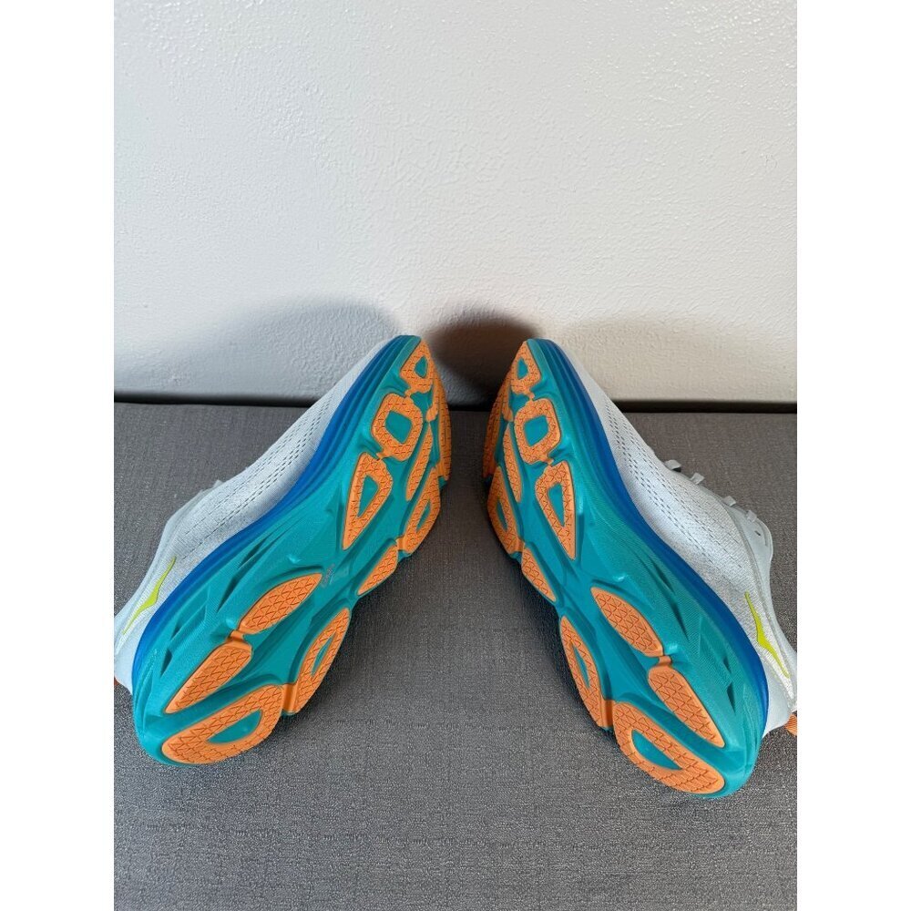 Hoka One One Bondi 8 Mens 11.5 D Ice Flow Bit Of Blue Running Shoes Walking New - Picture 5 of 14